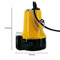 Miniatyrbilde 2 av 5: 60w 4500l/t 5m 24v Solarpumpe Børsteløs Sirkulasjon Senkbar Pumpe Vanning