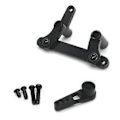 Miniatyrbilde 4 av 5: For SCY 16101 C8805 Metall Styremekanisme Servoarm Koblingsstang 1/16 RC Bil Oppgraderingsdeler Tilbehør Svart