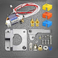 Miniatyrbild 2 av 5: 3D-skrivardelar Aluminiumlegering Uppgraderad Extruder Bowden Block CR10 1.75MM Filament Extrudering För MK8 CR-10 Ender-3