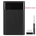 Miniatyrbild 1 av 5: KA4 Högkvalitativ ABS 4 X 18650 Portabel DIY Normal Batterilåda Ingen Svetsning Mobil Power Case Kit för Laddning