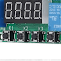 Miniatyrbild 3 av 4: Relämodul Tvåvägs DC 32 Funktioner Bred Spänning Arbetsläge 730V Fördröjningsrelämodul för Kontroll av Vattenpumpmotor