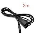 Miniatyrbillede 2 af 5: IEC 3-benet C14 Han Til C7 Hun Konverter Adapter Kabel Til PDU UPS Kedel (2.0m)