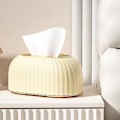 Miniatyrbild 5 av 5: Multifunktionell Tissue Box Vardagsrum Mask Diverse Skrivbord Delad Förvaringslåda Dammskydd C