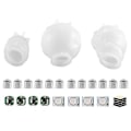 Miniatyrbillede 4 af 5: Silikone Resin Form 3 Stykker Led Pære Silikone Form Egnet Til Resin 3d Diy Resin Silikone Mol
