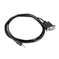 Miniatyrbillede 2 af 5: Db9 9 Pin Vga Hun Kabel, db 9 Hun Til 3,5 mm (1/8in) Stereo Han Serielt Datakabel - 1,8 meter