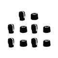 Miniatyrbillede 1 af 5: 5 stk. Volume Chl Knapper Til Dp3601 Xpr6300 Xpr6550 Dgp4150 Dgp6150 Xir P8200 P8268
