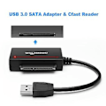 Miniatyrbillede 2 af 5: Cfast 2.0 Læser Usb 3.0 Til Sata Adapter Cfast 2.0 Kort Og 2.5 Tommer Hdd Harddisk/Læs Skriv Ssd