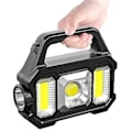 Miniatyrbillede 1 af 5: Opladningsskat Stærk Lys Lommelygte Cob Bærbar Lampe (cob)