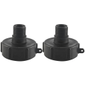 Miniatyrbilde 1 av 5: 2 stk IBC Tote Adapter 275 330 IBC Adapter Fin Tråd 2 Tommers Vann Tank Hage Slange Adapter Kobling