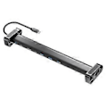 Miniatyrbilde 1 av 5: 10 i 1 USB C Hub Multiport Adapter Bærbar Dongle 4K PD 100W USB 3.0 Gigabit Ethernet RJ45 Dokkingstasjon Laptopstativ