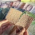 Miniatyrbild 4 av 5: 96 ark Texturerat Scrapbook-papper & Mesh-tyg Blandat Set, 6-pack Blandat Specialpapper för Scrapbooking Planner