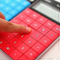 Miniatyrbillede 4 af 5: Farve Lommeregner Dual Power Bordregner 12-bit Stort Display Panel Knap Lommeregner