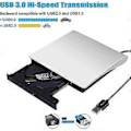 Miniatyrbilde 3 av 5: Ekstern DVD-stasjon, USB 3.0 Bærbar CD/DVD-RW-stasjon/DVD-spiller CD for bærbare datamaskiner