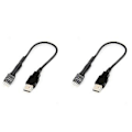 Pikkukuva 1 / 5: 2 kpl 20 cm 9-nastainen ulkoiseen USB A -liitäntään PC-emolevyn sisäinen datakaapeli
