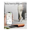 Miniatyrbillede 4 af 5: GPS Locator Smart Card Sporingsenhed Lokations Wallet Tracker Kort Fungerer med Find Min App Tynd GPS Item Finder