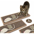 Miniatyrbild 1 av 5: 3 x Katt Repbräda med Sisal Kattunge Repbräda med Gratis Catnip, (38 12.5 1.8) cm