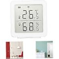 Miniatyrbillede 3 af 4: Temperatur Fugtighedsmåler Hjemmekontor LCD Temperatur- og Fugtighedsmålingsinstrument WiFi-forbindelse