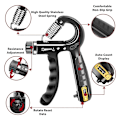 Miniatyrbild 4 av 5: Handgrepp Grip Strengthener för muskelstärkning, justerbara grepptränare för män och kvinnor, Gripper Trainer, set om 2