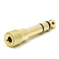 Pikkukuva 3 / 5: 6,5 mm 1/4\" Urosliitin - 3,5 mm 1/8\" Naarasliitin Stereo Kuuloke Äänensovitin
