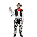 Pikkukuva 1 / 5: Cowboys Cosplay -asu miehille teemajuhliin roolileikkeihin asusteet lavashow-vaatteet