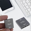 Miniatyrbild 2 av 5: USB C Hona till Dubbel Typ-C Hona Splitter Konverteringsadapter Typ C Adapter