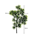 Miniatyrbilde 2 av 2: Simulering Vakker Furu Furu Blader Furu Gren Sypress Dekorative Blader Furu Nåler Furu Sypress Tre Blader