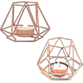 Miniatyrbilde 4 av 5: Metall Smijern Geometrisk Smijern Lysestake Bord Håndverk Dekorasjon (4-d-w)