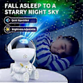 Miniatyrbillede 4 af 5: Astronaut Projektor LED Natlampe Stjerne Projektor Lampe Dekoration Soveværelse Værelse Dekorativ til Børn Gaver A