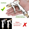Miniatyrbillede 3 af 5: Havevandsslange Sprøjtepistol med Fuld Messing Dyse, Heavy Duty 100% Metal Vandpistol, Højtryks Sprøjtedyse til Vanding af Planter, Rengøring, Vask