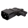 Miniatyrbillede 5 af 5: 3-polet Konverteringsstik IEC320 C14 til IEC320 C13/C7/C5 Konnektor Strømadapter