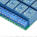 Miniatyrbild 2 av 4: 8-kanals Relämodul DC12V UART Seriell Port Switch PLC Motor LED Dator Fjärrkontroll Multifunktion USB-kontroller