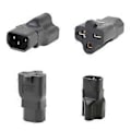 Miniatyrbillede 2 af 5: IEC 320 C14 til 6-15/20R AC Adapter C14 Han 3 Ben til 6-15/20R Konverteringsstik