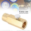Miniatyrbilde 3 av 4: CO2 Adapter Inflasjonsventil Deler Bryggeutstyr Kobling Messing Tr21&#8209;4 til W21.8&#8209;14&#8209;RH