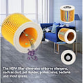 Miniatyrbillede 4 af 5: Vaskbare filtre til Karcher Wd2 Wd3 Wd3.200 Wd3300 støvsuger, Karcher filter A-serie våd og tørre filtre 2 par
