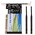 Miniatyrbillede 1 af 5: 300Mbps Wifi AR9223 Trådløst 802.11a/b/g/n Half Mini PCI-E Trådløst Netværkskort til Stationær PC Laptop
