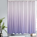 Miniatyrbillede 1 af 5: Bruseforhæng Vandtæt Polyester Tekstil Badeforhæng 180x200cm Mugbestandig Gradient Lilla