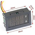 Miniatyrbild 3 av 5: Digital Dubbel LED Display Voltmeter DC 4.5V Till 30V Amperemeter 0 Till 50A Spänningsströmsmätare (d-4)