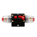 Miniatyrbillede 2 af 5: 12V-24V Inline Automatisk Strømafbryder 100A Manuel Reset Kontakt Bil Audio Sikring