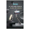 Miniatyrbillede 2 af 5: Håndholdt Gimbal Stabilisator Bluetooth Selfie Stick Holder Justerbar Fyldlys Selfie Stativ til Smartphone Hvid