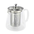 Miniatyrbillede 3 af 5: 5 Størrelser God Klar Borosilikatglas Tekande Med 304 Rustfrit Stål Infuser Si Varme Kaffe Tekande Værktøj Kedel Sæt 380Ml