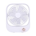 Miniatyrbillede 4 af 5: Trinløs Hastighedsjustering Ventilator, Bærbar Ventilator 60° Op USB Ventilator Elektrisk Ventilator Ydelsesdrevet