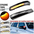 Miniatyrbillede 2 af 5: 2X LED Dynamisk Blinklys Indikator Lys Sidespejl Lys til Avante MK5 UD 2011-15 I30