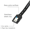 Pikkukuva 2 / 5: 2 kpl Sata 6g datakaapeli, Sata 2-in-1 jatkojohto, lp4 Ide - Sata 15p Fe sarjaliitännällä A