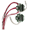 Miniatyrbild 1 av 5: Delad Port 10S 36V 20A Rund BMS för Flaskbatteripaket för Laddning och Urladdning med Tempsensor