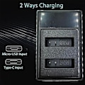Miniatyrbillede 4 af 5: En-el23 LCD USB Dobbelt Batterioplader Til Coolpix B700 P900s P900 P610s P610 P600 S810c Kamera