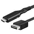 Miniatyrbillede 3 af 5: Uden forsinkelse PS1/PS2 til HDMI-kompatibel adapter 1m længde konverter
