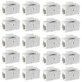 Miniatyrbild 1 av 5: Etet Koppling, 20-pack Cat6 Rj45 Inline Fe Kontakter