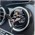 Miniatyrbild 5 av 5: Söta Bil Luftfräschare - Personlig Bilventil Aromspridare, Bil Luftutsläpp Doftklämma Återanvändbar Kreativ Propeller Aromaterapi Ornament För Bil