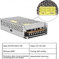 Miniatyrbild 3 av 4: DC 12V 20A Universell Reglerad Switchande Strömförsörjning Transformator för LED Strip Light