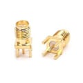 Miniatyrbilde 3 av 5: 10 stk. SMA Hunn Jack Lodde PCB Kortmontering RF-kontakter Rett Adapter